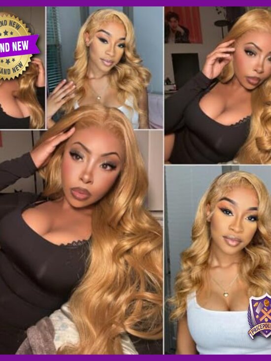 30 Inch Human Hair Lace Front Wig Pre Plucked Body Wave HD Lace main image 6